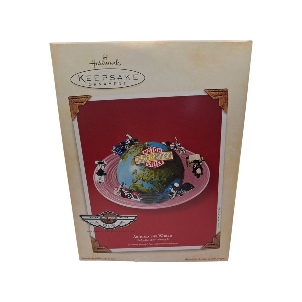 Hallmark Keepsake Ornament Harley-Davidson Motorcycles Around The World 2003